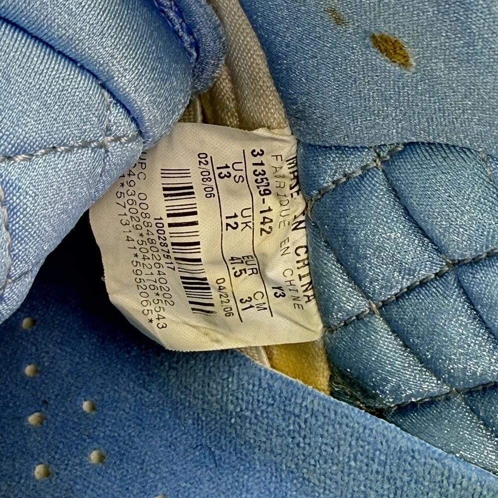 2006 Air Jordan XXI 21 OG Low University Blue 313529-142 Men's Size 13